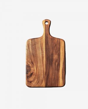 Rustic Wooden Cutting Board with Handle