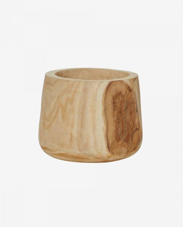 Second image of Natural Wood Plant Pot Container